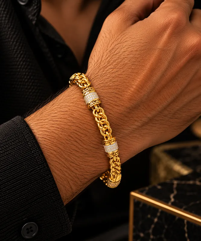 Gold Bracelet Collection for Men