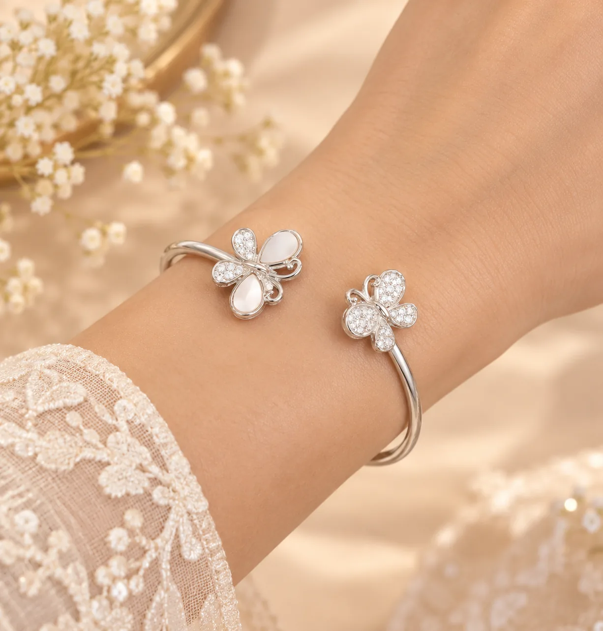 Silver Bracelets and Kada for Women